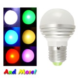 RGB LED Light Bulb with Remote Controller